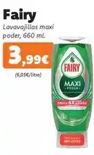 Supermercados Lupa Fairy - lavavajillas maxi poder oferta