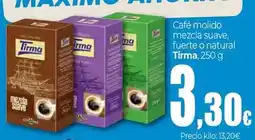 UDACO Tirma - cafe molido mezcla suave fuerte o natural oferta