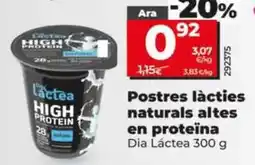 Dia Dia lactea - postre lácteo natural alto en proteína oferta