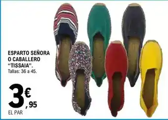 E.Leclerc Tissaia - esparto señora o caballero oferta