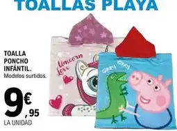 E.Leclerc Toalla poncho infantil oferta