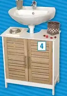 E.Leclerc Armario bajolavabo 2 puertas + 1 estante interior oferta