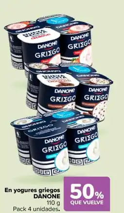 Carrefour DANONE yogures griegos oferta