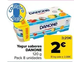 Carrefour DANONE Yogur sabores oferta