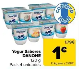 Carrefour DANONE Yogur Sabores oferta