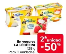 Carrefour LA LECHERA En yogures oferta