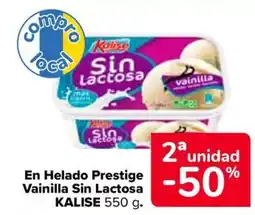 Carrefour KALISE En Helado Prestige - Vainilla Sin Lactosa oferta