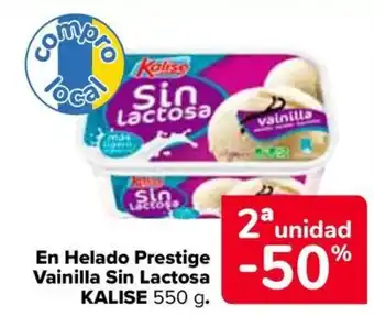 Carrefour KALISE En Helado Prestige - Vainilla Sin Lactosa oferta