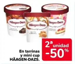 Carrefour HÄAGEN-DAZS En tarrinas y mini cup oferta