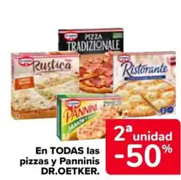 Carrefour DR.OETKER En todas las pizzas y panninis oferta