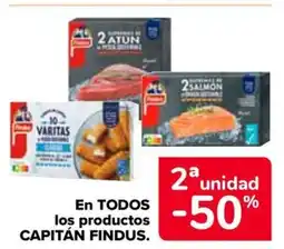 Carrefour CAPITAN FINDUS En todos los productos oferta