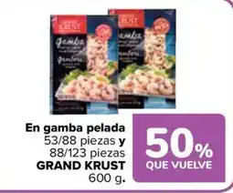 Carrefour GRAND KRUST En gamba pelada y piezas oferta