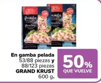 Carrefour GRAND KRUST En gamba pelada y piezas oferta