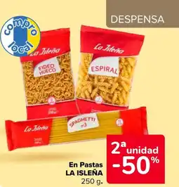 Carrefour LA ISLEÑA En Pastas oferta