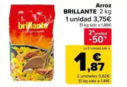 Carrefour BRILLANTE Arroz oferta