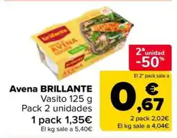 Carrefour BRILLANTE Avena oferta