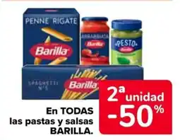 Carrefour BARILLA En todas las pastas y salsas oferta