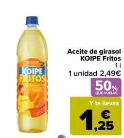 Carrefour KOIPE Aceite de girasol ritos oferta