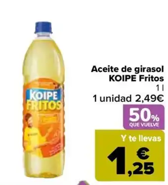 Carrefour KOIPE Aceite de girasol ritos oferta