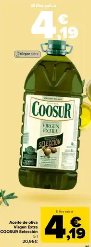 Carrefour COOSUR Aceite de oliva Virgen Extra Selección oferta