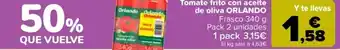 Carrefour ORLANDO Tomate frito con aceite de oliva oferta