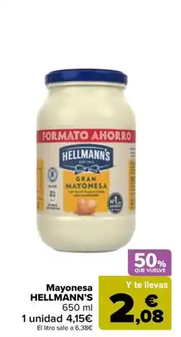 Carrefour HELLMANN'S Mayonesa oferta