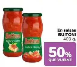 Carrefour BUITONI En salsas oferta