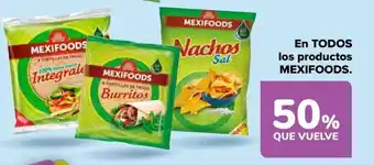 Carrefour MEXIFOODS En todos los productos oferta