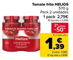 Carrefour HELIOS Tomate frito oferta