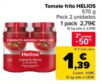 Carrefour HELIOS Tomate frito oferta