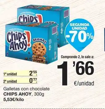 SPAR Fragadis Chips Ahoy Galletas Con Chocolate 300g oferta