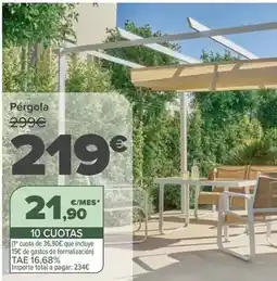 Carrefour Pérgola oferta