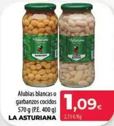 Spar La Palma La asturiana - alubias blancas o garbanzos cocidos oferta
