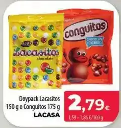 Spar La Palma Lacasa - doypack lacasitos o conguitos oferta