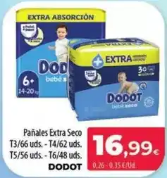 Spar La Palma Dodot - pañales extra seco oferta
