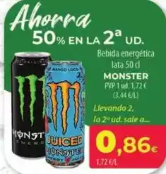 Spar La Palma Mango - bebida energética oferta