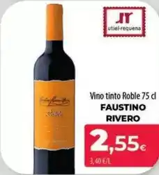 Spar La Palma Faustino rivero - vino tinto roble 75 cl oferta