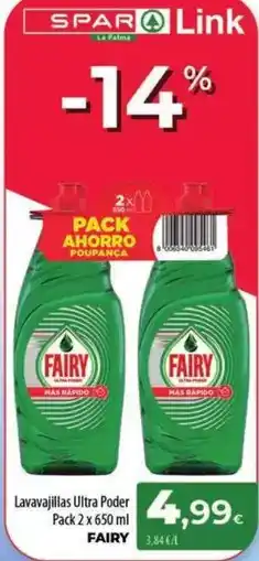 Spar La Palma Fairy - lavavajillas ultra poder oferta