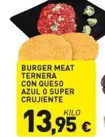 Hiperber Burger meat ternera con queso azul o super crujiente oferta