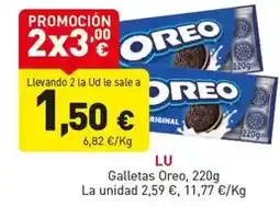 Hiperber Lu - galletas oreo oferta