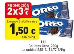 Hiperber Lu - galletas oreo oferta