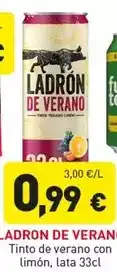 Hiperber Ladrón de manzanas - tinto de verano con limon oferta