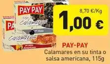 Hiperber Pay pay - calamares en su tinta o salsa americana oferta