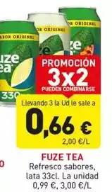 Hiperber Fuze tea - refresco sabores oferta