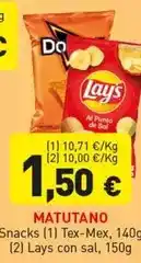 Hiperber Matutano - snacks oferta