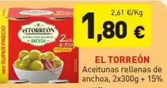 Hiperber El torreón - aceitunas rellenas de anchoa oferta