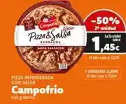 Hiperber Campofrío - pizza refrigerada con salsa oferta