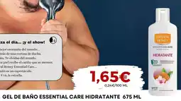 Sangüi Natural honey - gel de bano essential care hidratante 675 ml oferta