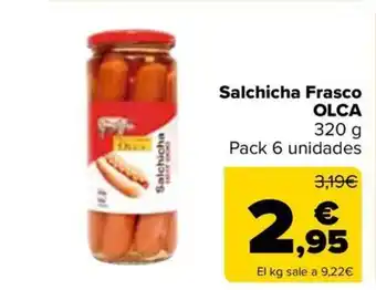 Carrefour OLCA Salchicha Frasco oferta