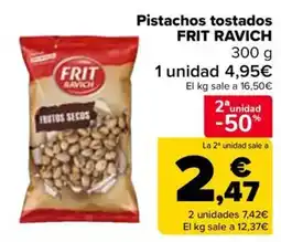 Carrefour FRIT RAVICH Pistachos tostados oferta